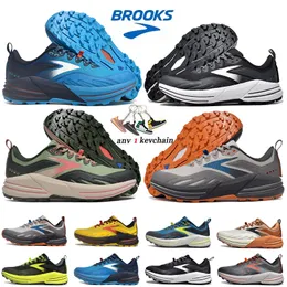 Brooks Professional Running Shoes Cascadia 16 Designer Mens Womes Outdoor Mountain Trail Trail Coscionante Sneakers de Maratona Confortável 36-45
