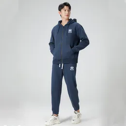 My Men 's Fashion Sports Suit Spring Trendy Outwear Trendy 브랜드 캐주얼 후드 스웨트 셔츠 편안한 야외 긴