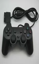 Проводная ручка контроллера для режима вибрации PS2 Высококачественные игровые контроллеры джойстики применимых продуктов PS2 Host Black Color7417846