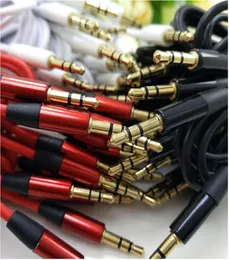 Aux Cable 35mm 1m 3ft 2m 6ft Male to masculy Car Cabo de áudio para iPhone Samsung PC mp3 Headphone Speaker2296377