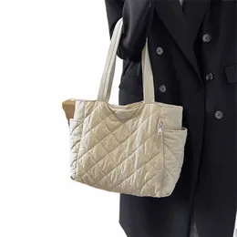 Women Pated Hobo Handbag Disual Lightweight Handbag سعة كبيرة لأسفل حقيبة حقيبة حقيبة Satchel Diamd Keilted Bag Bag R41k#