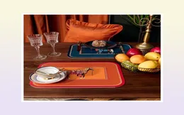 Design Mats PVC Isolation Placemats Fashion Heat Motent Nonslip Waterproof Pad Luxury Coasters Dining Table Decoration Home T1173062