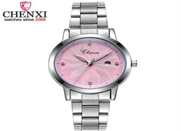 Chenxi New Fashion Calendar Dial Women Quartz Watches Ladies Steel Watchband Wristwatches Women039S Fashion Lovers GIF1066155
