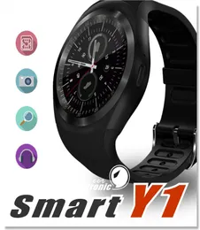 U1 Y1 Smart Watchs för Android Smartwatch Samsung mobiltelefonklocka Bluetooth U8 DZ09 GT08 med detaljhandelspaket2985970