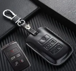 حقيبة مفتاح جلدية أصلية لعام 2021 Discovery 5 Range Rover Sport Defender 2 Key Cover Cover Remote Control FOB Keychain3251451