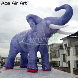 all'ingrosso 6mh (20 piedi) con soffiante modello gigante personalizzato Modello di elefante gonfiabile Elefante Elefante Full Elephant Loxodonta Afaric in vendita