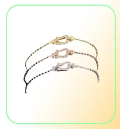 Designer di lusso Donne incantesimo di braccialetti zirconi zirconi ghiacciati bling cz catena per uomo donna di lusso gioielli di lusso296d4661593