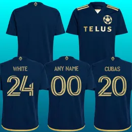 24 25 Koszulki piłkarskie Vancouver Whitecaps Home Away Men Kids Kids Fan Fan Player Wersja 2024 2025 Koszulka piłkarska Tajlandia Jakość