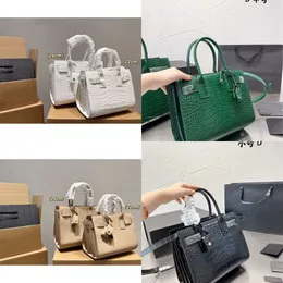 Designer Tote Bag 2024 Nuovo Crocodiles Fashion One Spall Stray Borse Organ Bag Passine Goldro Gamber