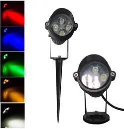 10PC 4W AC85265V 12V LED Garden Spik Light IP65 Wodoodporna ścieżka Projektora Krajobrazowy