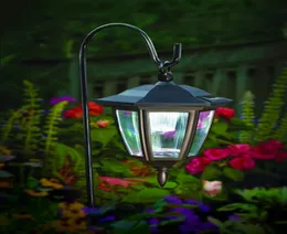 Lanterna ao ar livre Shepard Caminho pendurado Lâmpada solar Luzes de grama