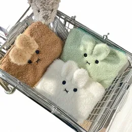 Симпатичная карто кролик плюшевая косметическая сумка для хранения женщин