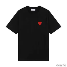 Mens T-Shirts 2023 En Yeni Erkek Kadın Tasarımcısı Lüks Amis T Shirt Moda Erkekler Sabit Tshirt Adam Giyim Tees