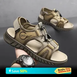 Sandalen Männer Sommer Freizeit Beach Urlaub Pantoffeln Outdoor Sneakers Männlich Retro bequemer Dermis Frauen flach Flip Flops