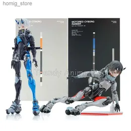 Action Toy Figures Sentinel MOTORED CYBORG RUNNER TECHNO AZUR Action Figure MANDARIN SURF Figurine PVC Sv Action Collection Model Toy Childs Gifts Y240415