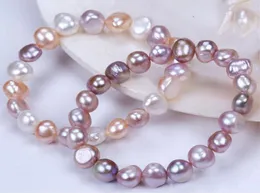 Women Fashion Jewelry filamento naturale in acqua dolce perla barocca Elastica Bracciale a corda elastico per indossare quotidianamente e shopping8058902