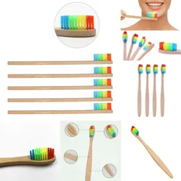 Nya 2-12st Bambu tandborstar mjuka borst Eco Friendly Cepillo Dientes Bambu Oral Care Tandborste Clareador de Dente