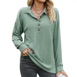 Con cappuccio da donna con cappuccio in tessuto unica polo sweart ghirt pullover classica semplice colletto a mezzo apertura donne in stile preppy top sciolte