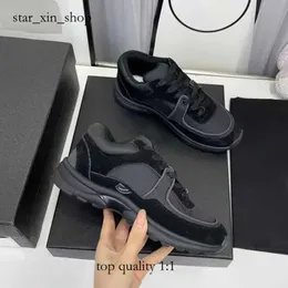 Chanells Sandal Mens Designer Running Running Sneakers tênis feminino Saps Sport Shoe Treinadores Casuais Classic Sneaker Cidade ASDF Tamanho 35-45 Sapatos de grife 88 376