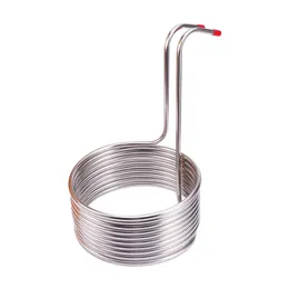 Kitchen Supplies Tool Beer Cooling Coil Wort Chiller Pipe Easy Clean Restaurant Spiral Stainless Steel Home Brewing Bar el 240415