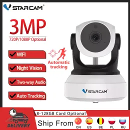 システムVSTARCAM 3MPワイヤレスWIFI IPカメラ監視CCTVカメラ720P/1080PホームセキュリティIRナイトビジョンPTZベビーモニターカメラ