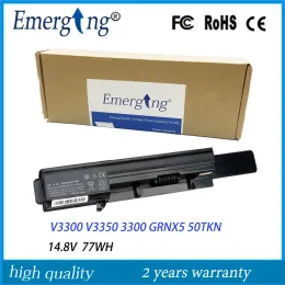 Batteries 14.8V 77Wh New Laptop Battery for Dell Vostro V3300 V3350 3300 GRNX5 50TKN P09S