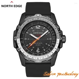 Нарученные часы North Edge Evoque 2 Men цифровые военные часы Водонепроницаемые 50 м мужская спортивная солнечная энергия