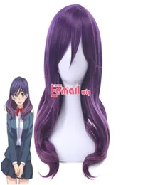 Watashi ga Motete Dousunda Kiss Him Not Me Kae Serinuma Purple Cosplay Wigs7783929