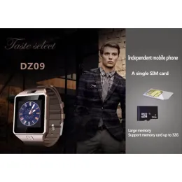 Watches DZ09 Smartwatch Sim Card Android Phone Men Women Smart Watch DZ 09 Sport Sport Approacher Connect WhatsApp Sync