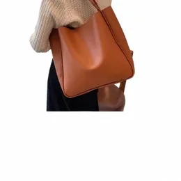 2023 Новая женская сумка высокая мощность кожаная женская сумка Fi Fi Retro Commuter Tote Bag Brand Shop Travel H5mm#