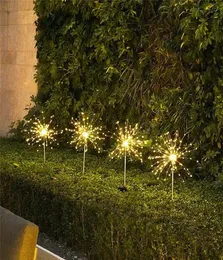 180 LEDs Outdoor LED Solar Fireworks Lights Waterproof String Fairy Light For Home Garden Street Christmas Decoration3497558