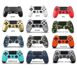 Bluetooth Kablosuz Denetleyici PS4 Titreşim Joystick GamePad Oyun Tutamak Kontrolörleri Perakende Kutusu ile Logo Olmadan Oyun İstasyonu için