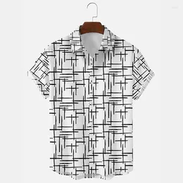 Camas casuais de camisa masculina camiseta de camiseta verão verão de manga curta de manga curta 3D PLUSTEM