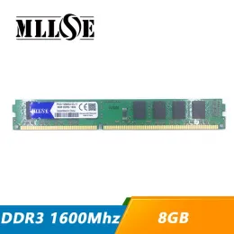 RAMS MLLSE RAM DDR3 8GB 1600 1600MHz PC312800 PC312800U Desktop Computer PC Ram Memoria DIMM DDR 3 8 G 8G