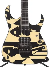 1997 JPM100 P3 John Petrucci Signature Picasso Cream Electric Guitar Floyd Rose Tremolo Locking Nut Black Hardware1443884