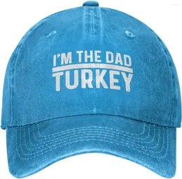 Ball Caps I'm The Dad Turkey Hat Women Baseball Hats Graphic Cap