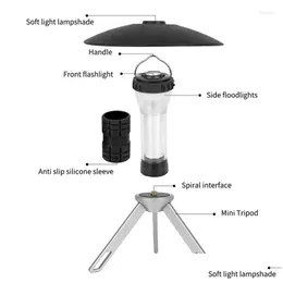 فوانيس محمولة 1 PCS Mtifunctional Cam Light Light Outdoor Lantern with Magnetic Emergency Drop Deliver Droofs Outdoors Camping Hiking A DHPKZ