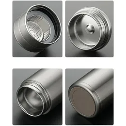 new 2024 250/300/400/500ml Vacuum Cup 316 Stainless Steel Compact and Portable Tea Cup Thermos Bottle Tea Infuser Bottle Thermos Mug vacuum