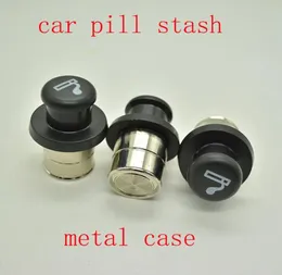 Metal Secret Stash Curing Car Cigarette Lighter в форме скрытой диверсионной вставки скрытая таблетка -коробка контейнер для хранения корпуса Box8372704