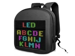 Display a LED SN Dinamico zaino a piedi da passeggiata per pubblicità borsa luminosa wireless wifi app con zaino all'aperto mochilas uomini donne 25460711