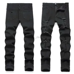 Дизайнерские джинсы для мужских чернокожих мужских джинсов джинсовая джинсовая джинсовая джинсовая джинсовая джинсовая джинсовая ткань