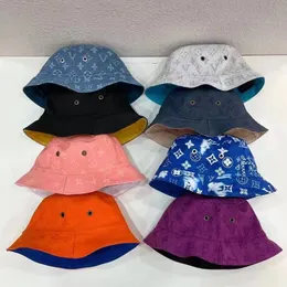 Дизайнеры ковша шляпа двойная шляпа шляпа шляпы классический бренд дизайна мода мужчина женщина ведро шляпы шапки шапки для рыбалки летнее солнце -козырь