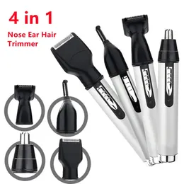 4 in 1 Electric Hair Eyebrow Ear Nose Trimmer Shaver for Men USB Rechargeable Hair Removal Eyebrow Beard Trimmer Hair Clipper 240401