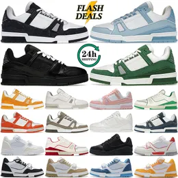 men women shoes designer trainer trendy sneakers Low black white baby blue navy orange green Brown Pink yellow mens tennis fashion outdoor trainers