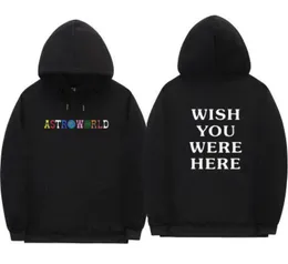 Designer Hoodies WISH YOU WERE HERE HOODIES fashion letter Fleece HOODIE streetwear Man woman Pullover Sweatshirt1690568