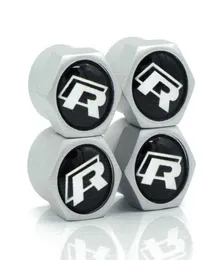 4pcs Car-Styling R Logo-Autorad-Reifenventile für VW Scirocco CC Golf 7 Golf 6 Mk6 Polo GTI Tiguan Accessoires4109041