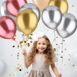 Partydekoration 40pcs Set Latex Ballon für Geburtstagsdekorationen Frauen Gold