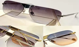 Die Aeronaut -Mode -Sonnenbrille mit UV -Schutz für Männer Frauen Vintage rahmenlose beliebte Top -Qualität wird mit Case Classic Sung4064186 geliefert