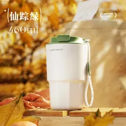 Coffee Pots Cups Coffeeware 316 كوب من الفولاذ المقاوم للصدأ سعة كبيرة سعة ماء السفر في الهواء الطلق مقهى 460 مل