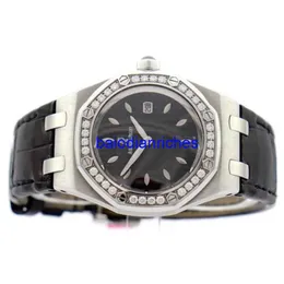 Audemar Pigue Erkekler Saati Otomatik Saatler Audemar Pigue Royal Oak Lady Stahl Elmaslar 33mm MIT Kutusu 67621ST FNP5